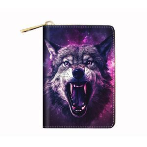 8654 RFID Small Credit Card Holder Wallets , Slim Leather Card Case Wallet